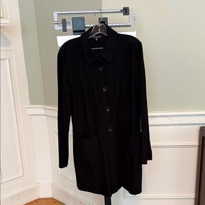 Eileen Fisher Black Blazer Coat